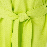 Халат вафельный женский удлинённый Экономь и Я размер 42-44, цвет салатовый, 100% хлопок, 200г/м2 Халат вафельный женский удлинённый Экономь и Я размер 42-44, цвет салатовый, 100% хлопок, 200г/м2