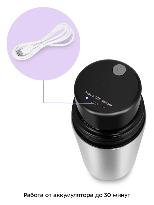 Портативная кофемолка "3 в 1" жерновая KT-7534 - 14 Вт