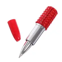 Ручка - прикол шариковая Calligrata &laquo;Помада&raquo;, со стразами, МИКС