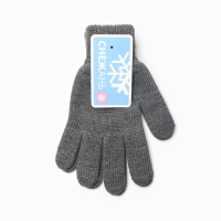 Перчатки женские, цвет тёмно-серый, размер 18 Перчатки женские, цвет тёмно-серый, размер 18