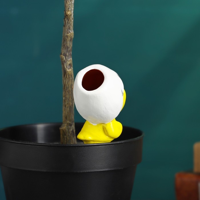 Ороситель Ороситель "Цыпленок" для домашних растений и сада, жёлтый, Кунгурская керамика, 50мл, 6,5см