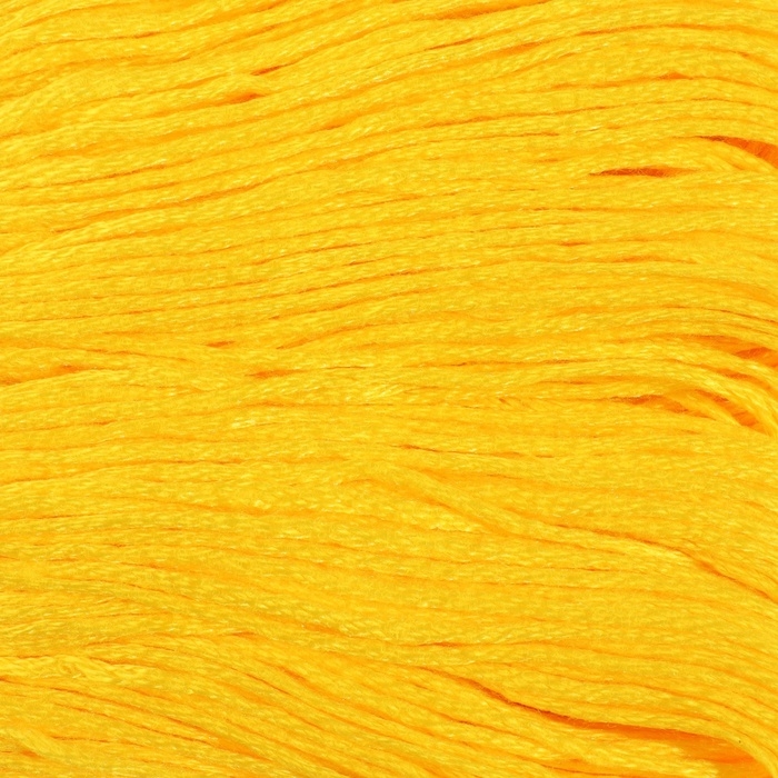 Набор ниток мулине №973, 8 &plusmn; 1 м, 6 шт, цвет ярко-жёлтый