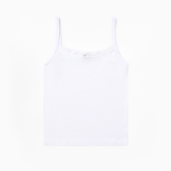 Майка женская, цвет белый, р-р 48