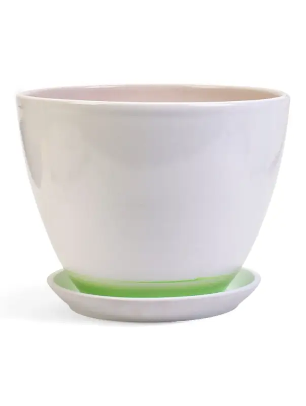 Горшок цветочный поддоном  8 л,  керамика, Азия (М)