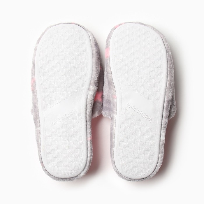 Тапочки женские размер 36-37, цвет серый Тапочки женские размер 36-37, цвет серый