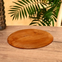 Блюдо 25х25х2 см, тиковое дерево