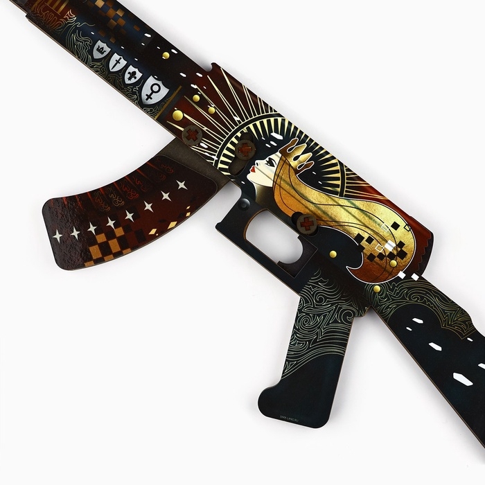 Деревянное оружие, детское сувенирное &laquo;Императрица&raquo;, автомат, 72.3 х 17,7 см