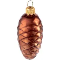 Елочная игрушка &laquo;Шишка&raquo;, коричневая