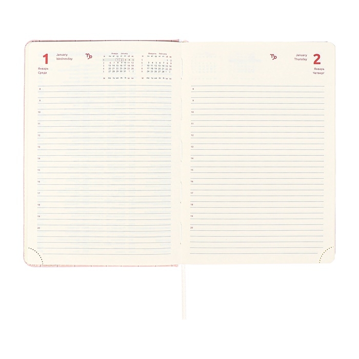 Ежедневник датированный 2025 A5 168 листов, deVENTE.Barbara, твердая обложка кожзам с поролоном, хлястик, перфорация, ляссе, блок 70, розовый Ежедневник датированный 2025 A5 168 листов, deVENTE.Barbara, твердая обложка кожзам с поролоном, хлястик, перфорация, ляссе, блок 70, розовый
