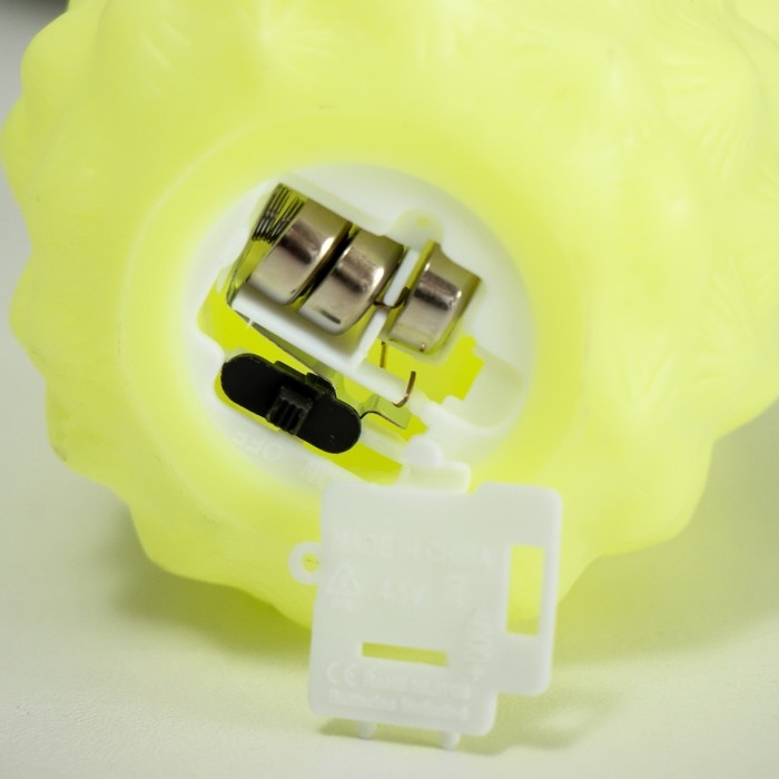 Ночник пластик Ночник пластик "Ананас" МИКС LEDх1 8х8х13 см RISALUX