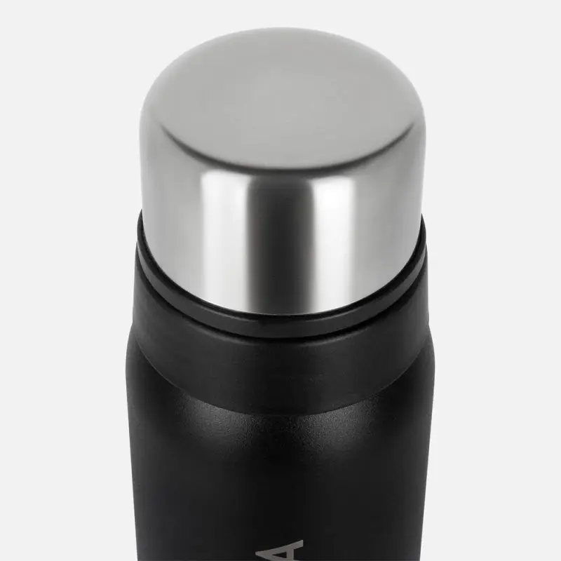 Термос Relaxika 750 со стикерпаком, черный