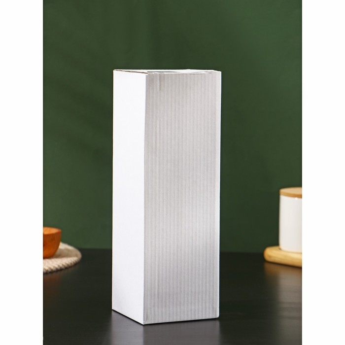 Банка стеклянная для сыпучих продуктов с деревянной крышкой &laquo;Дафна&raquo;, 1,3 л, 9&times;26 см