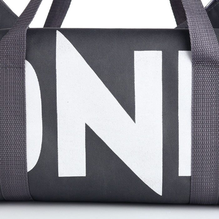 Сумка спортивная женская, TEXTURA, маленький размер, цвет серый