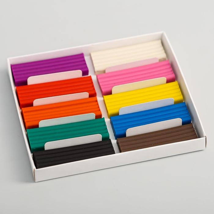 Пластилин 10 цветов 150 г &laquo;Чемпион&raquo;, Тачки