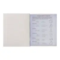 Тетрадь предметная 48 листов в клетку Calligrata &laquo;3D. Геометрия&raquo;, серые листы