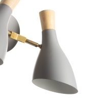 Бра "Марокко" 2хЕ27 40Вт серый 25х15х38см Бра "Марокко" 2хЕ27 40Вт серый 25х15х38см