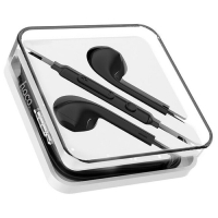 Наушники Hoco M55, проводные, вкладыши, микрофон, Jack 3.5, 1.2 м, черные Наушники Hoco M55, проводные, вкладыши, микрофон, Jack 3.5, 1.2 м, черные