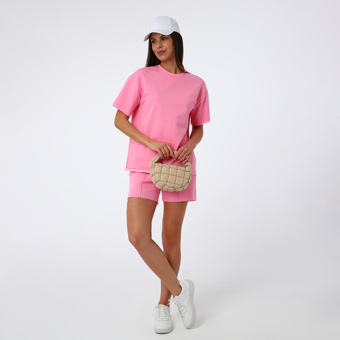 Сумка молодёжная на молнии, цвет бежевый