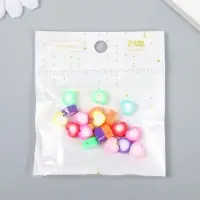 Набор бусин для рукоделия и плетения &laquo;Арт Узор. Пухлое сердечко&raquo;, 20 шт., PVC, цветные, 1&times;1&times;1 см