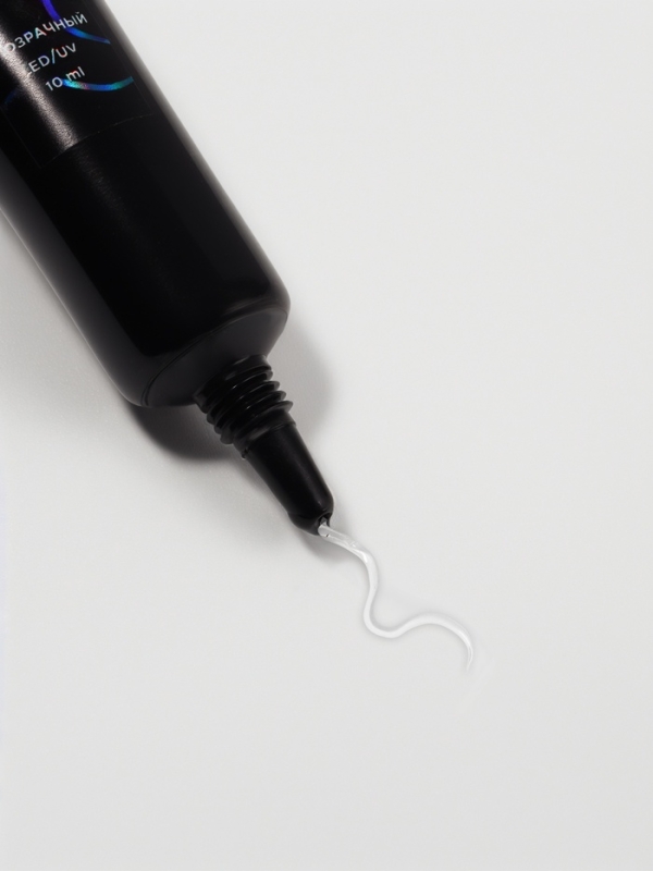 Гель для дизайна ногтей 3D ОБЪЁМНЫЙ LED/UV 10мл цв прозрачн в туба накл QF