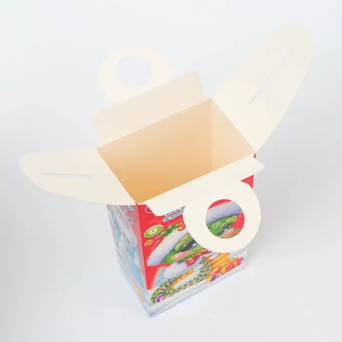 Подарочная коробка Новогодняя Сюрприз &laquo;Сладкая парочка Символ года&raquo; с игрой и анимацией 11&times;6&times;21 см