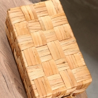 Корзина плетеная 35х20х15 см, водный гиацинт