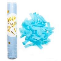 Пневмохлопушка «Гендер пати: Это мальчик!», конфетти тишью, цвет голубой, размер 30 см Пневмохлопушка «Гендер пати: Это мальчик!», конфетти тишью, цвет голубой, размер 30 см