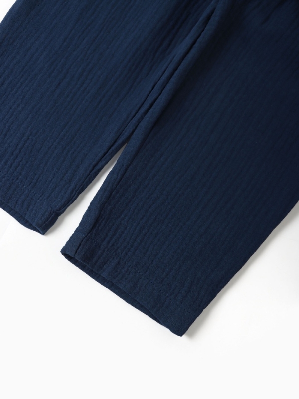 Брюки из муслина для мальчика KAFTAN, рост 116 см, синие