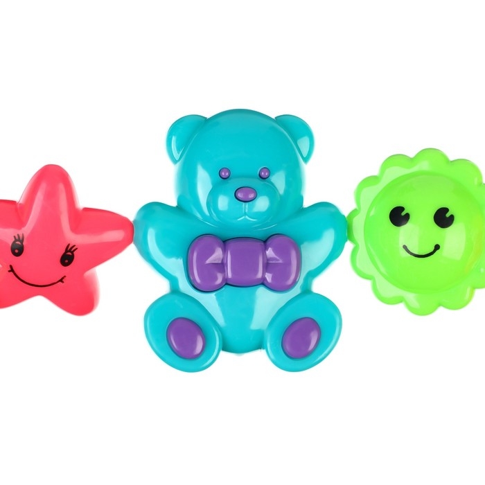 Растяжка на коляску/кроватку &laquo;Веселые зверята&raquo;, 3 игрушки, Крошка Я