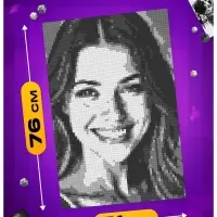 UNICON Фото конструктор, собери свое селфи, 9000 деталей, размер 51*76