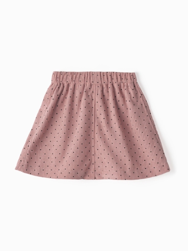 Юбка детская Крошка Я "Горошек", рост 86-92 см, розовый