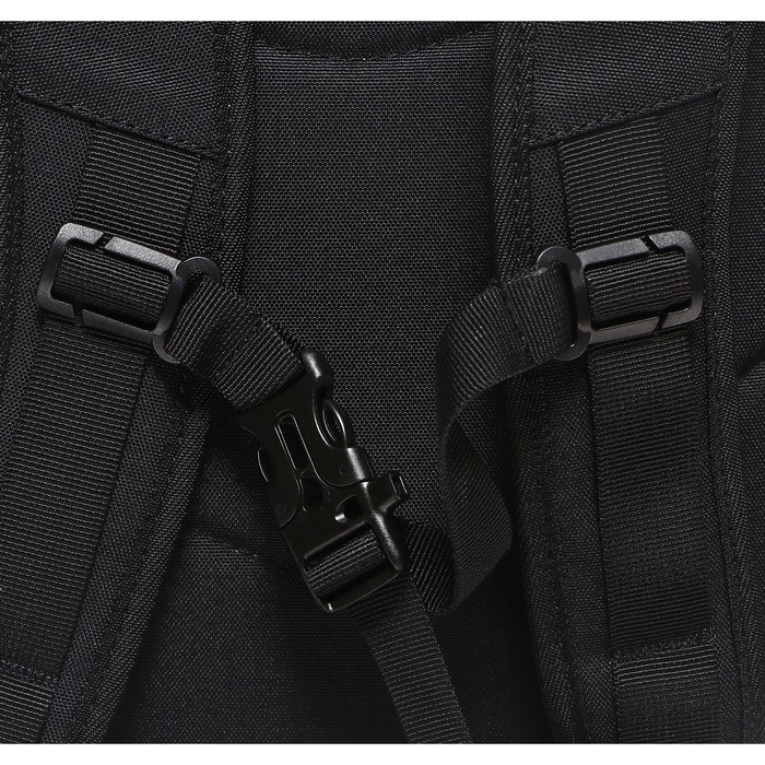 Рюкзак молодёжный 48 х 33 х 21 см, Grizzly, эргономичная спинка, отделение для ноутбука, чёрный/серый