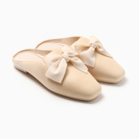 Тапочки женские, размер 38-39, цвет молочный