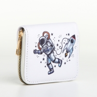 Кошелёк на молнии, цвет белый Кошелёк на молнии, цвет белый