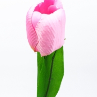 Штекер с подсветкой "Тюльпан" розовый, 8х70см