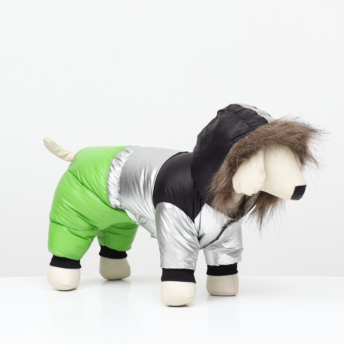 Комбинезон "Пушок", размер 16 (ДС 36 см, ОГ 46 см, ОШ 35 см), зелёный