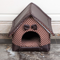 Домик "Нежность", 34 х 32 х 37 см, коричневый