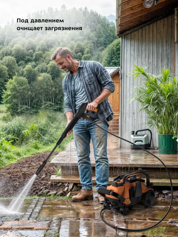 Мойка высокого давления КТ-9162 - 2200 Вт