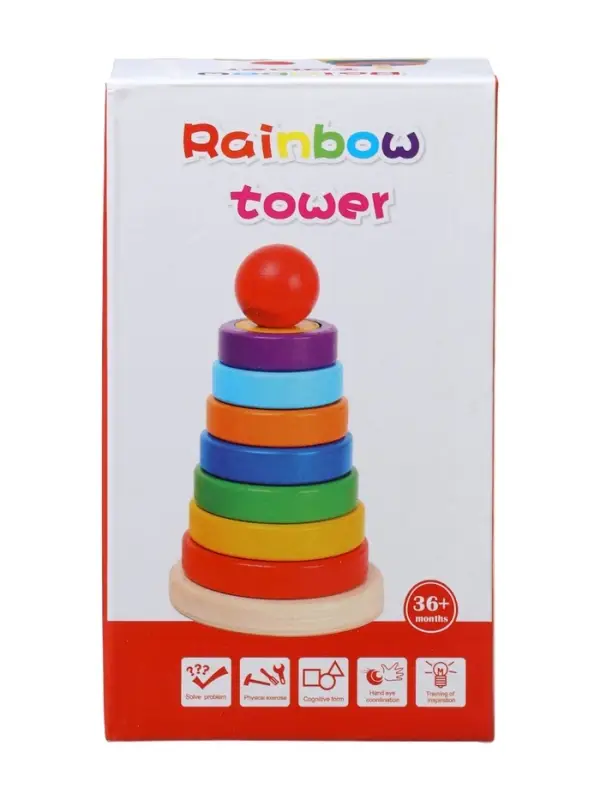 Пирамидка-сортер  детская развивающая