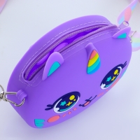 Сумка детская на молнии «Выбражулька», цвет фиолетовый Сумка детская на молнии «Выбражулька», цвет фиолетовый