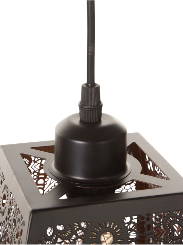 Светильник "Стрекозы" 1х40Вт Е27 черный 14х14х22+100см