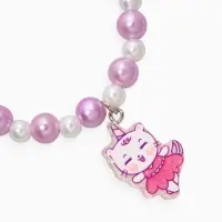 Браслет детский набор 3 шт. "Выбражулька" котик, единорог, силиконовый, разноцветный