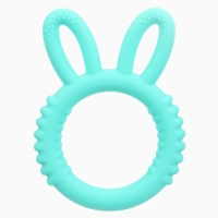 Прорезыватель силиконовый для зубов Крошка Я &laquo;Зайка&raquo;, цвет МИКС