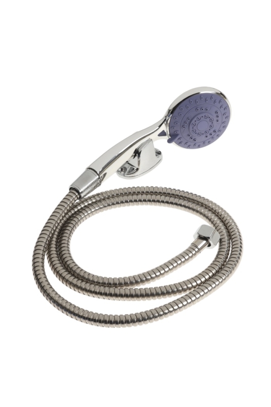 Смеситель для ванны ZEIN Z4198, однорычажный, излив 30 см, шланг 150 см, лейка 5 реж, хром   1058291