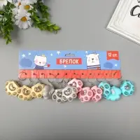 Фонарик свет на кольце "Лапка" МИКС 4х5х2 см