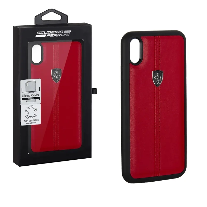 Чехол iPh XS MAX Ferrari DE КРАСНЫЙ