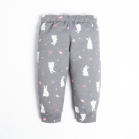 Ползунки-штанишки Крошка Я "Princess", рост 68-74 см, цвет серый