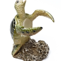 Подставка для бутылки "Черепаха" зеленая, 12х11х19см Подставка для бутылки "Черепаха" зеленая, 12х11х19см