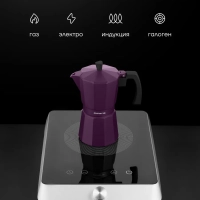 Гейзерная кофеварка для индукционной плиты ECO collection