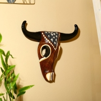 Маска &laquo;Буйвол&raquo;, 35&times;26&times;6 см, албезия